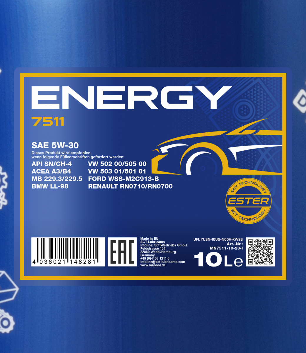 Energy 5W-30 API SN/CH-4