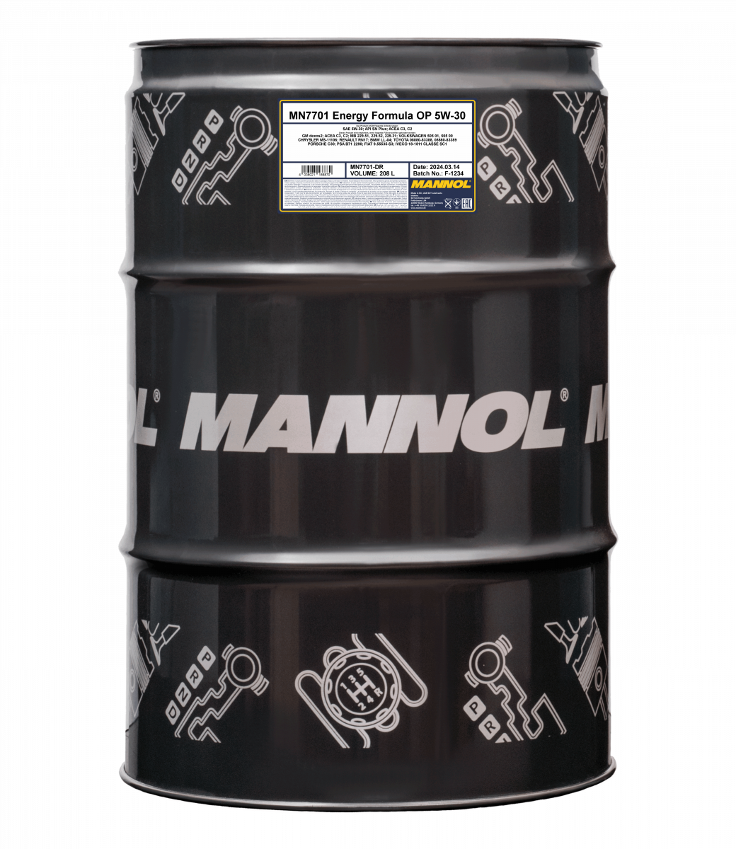 MANNOL Engineoil 5W30 OP API SN Plus 5 X 1 Liter buy online by MVH Sh,  30,95 €
