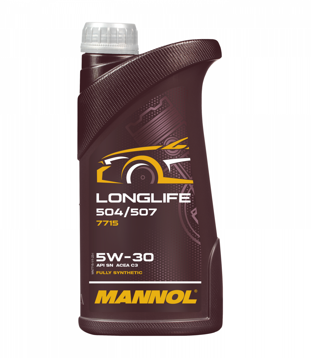 MANNOL 7715 Longlife 504/507 5W-30 Fully Synthetic Car German Engine Oil,  5L.