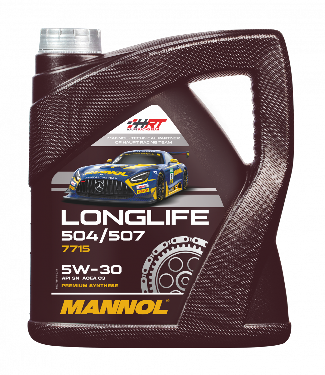 Longlife 5W30 504/507 Fully Synthetic Engine Motor Oil Mannol 7715