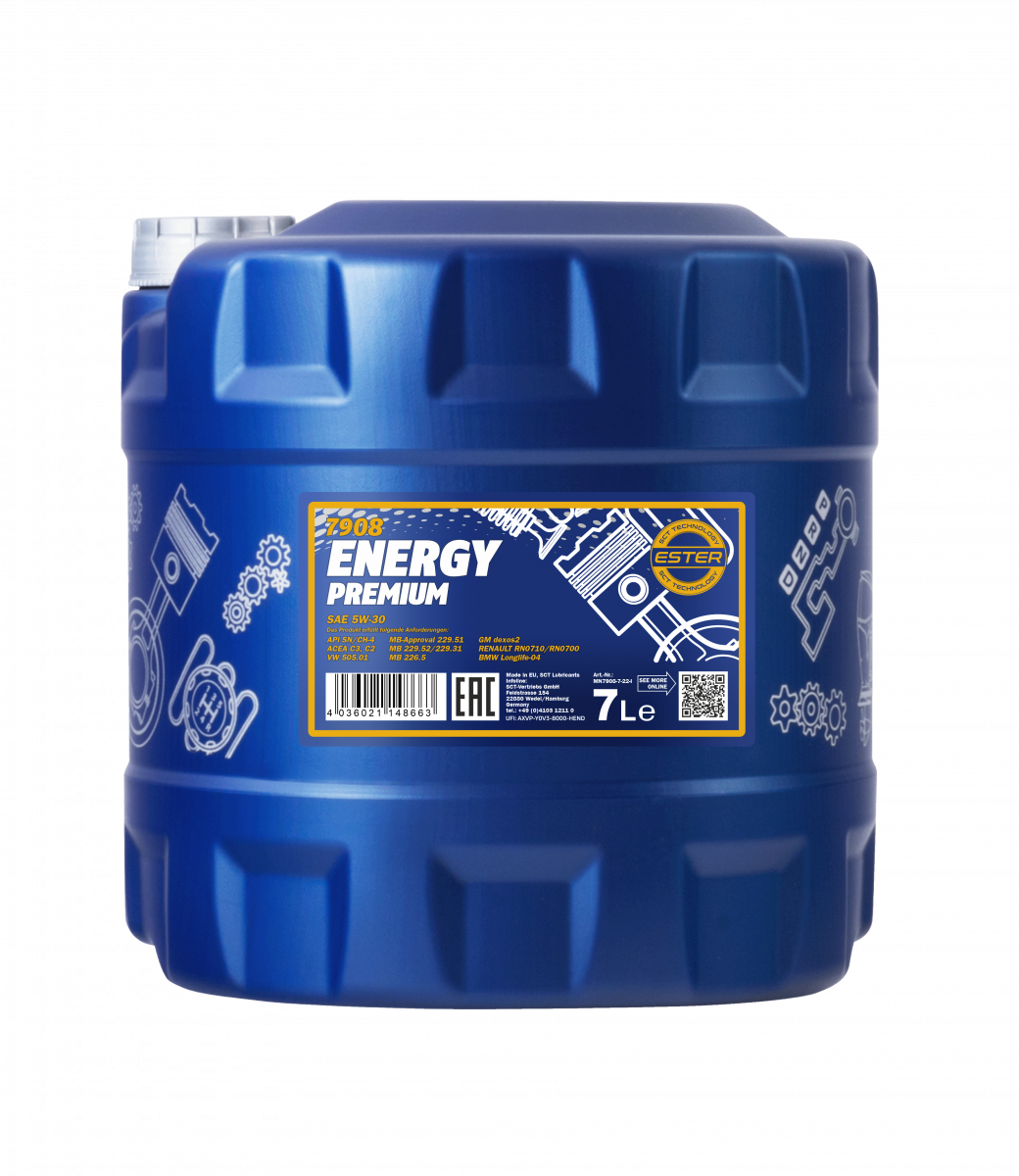 Mannol 5w30 Energy premium 1 Litro. – Custom Garage Spa