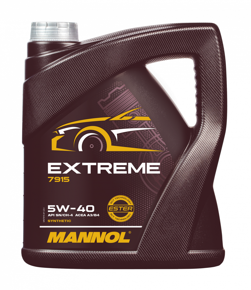 MANNOL Motorenöl Extreme 5W-40 API SN/CF, 5 Liter 