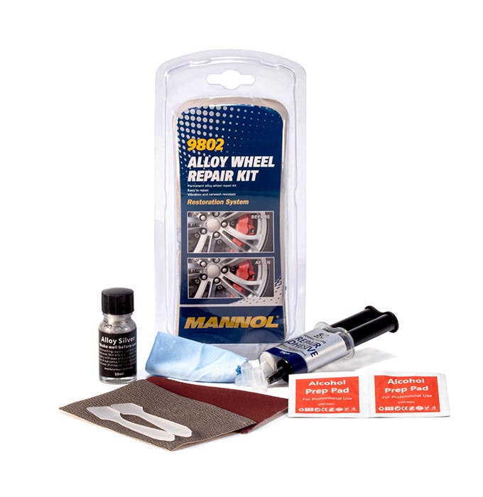 Mannol DIY Alloy Wheel Repair Kit Rim Surface Damage Car Auto Rim